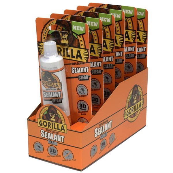 Gorilla Glue Silicone Clear Sealant 8090002